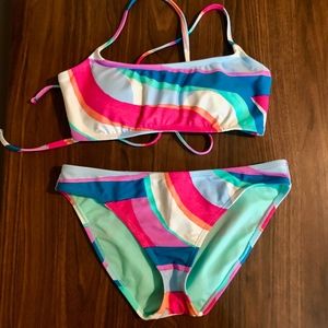 Hula Honey Strappy Back Retro Bikini - Medium NWOT